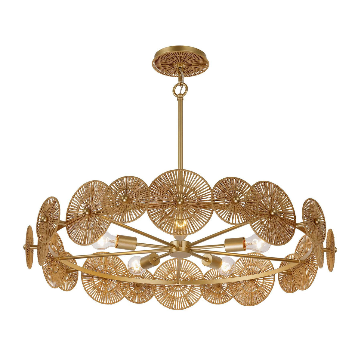 Abbott 5 Light Pendant by Savoy House