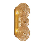 Abbott 2 Light Wall Sconce in Distressed Gold