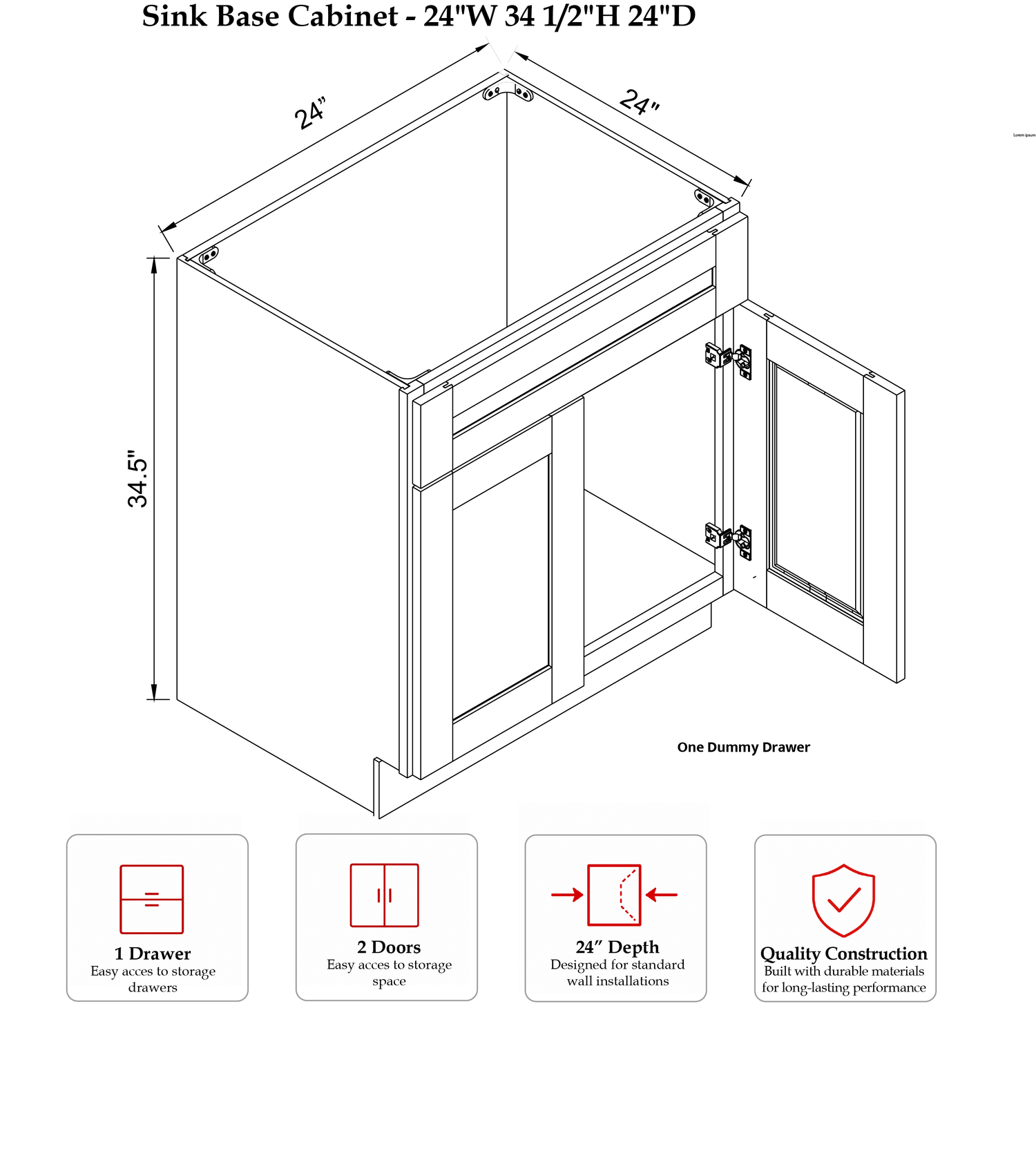 RHC-SIG-L-SB24 - Specification Drawing