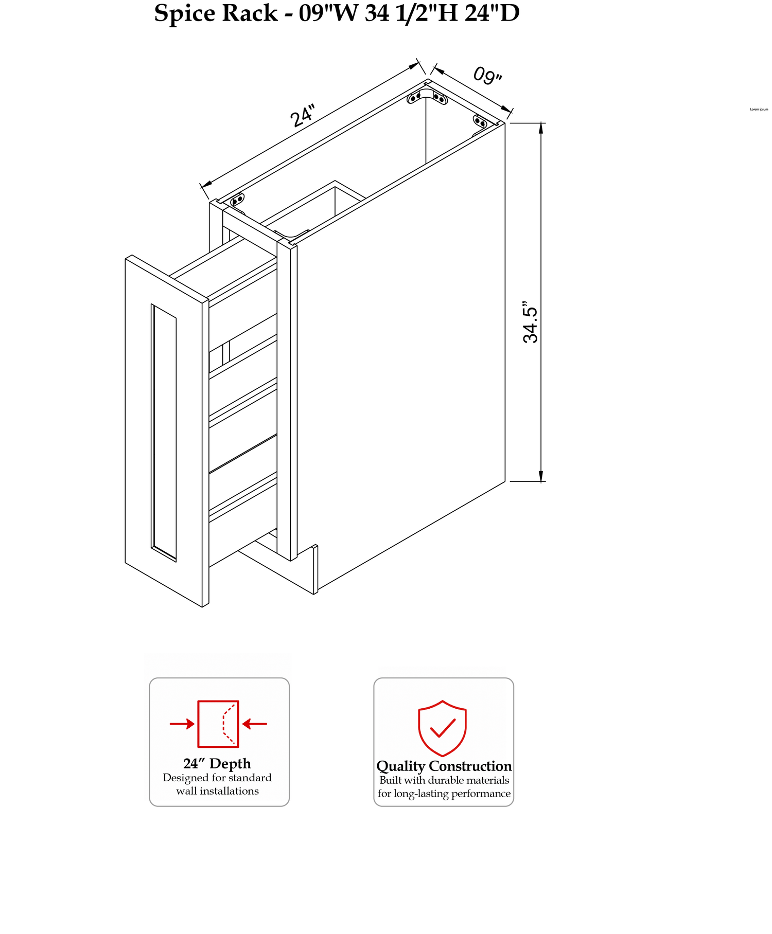 RHC-ERA-W-B09SR - Specification Drawing