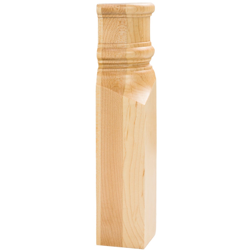 2-7/8" W x 1-7/8" D x 9-7/8" H Maple Spool & Transition Block