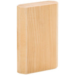 2-3/4" W x 1" D x 4" H Alder Beveled Transition Block