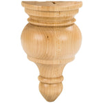 3-1/4" W x 1-5/8" D x 5-1/2" H Transition Finial