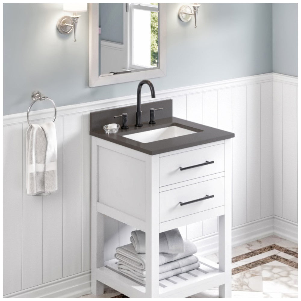 Jeffrey Alexander vanity top, Grey Quartz