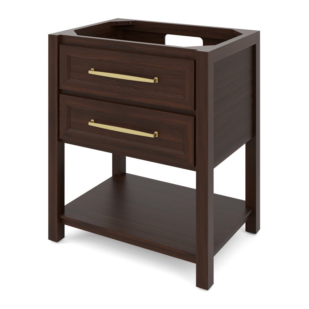 30" Kipling Vanity by Jeffrey Alexander - Dark Walnut