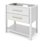 36" Kipling Vanity by Jeffrey Alexander - White