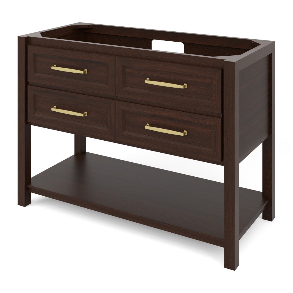 48" Kipling Vanity by Jeffrey Alexander - Dark Walnut