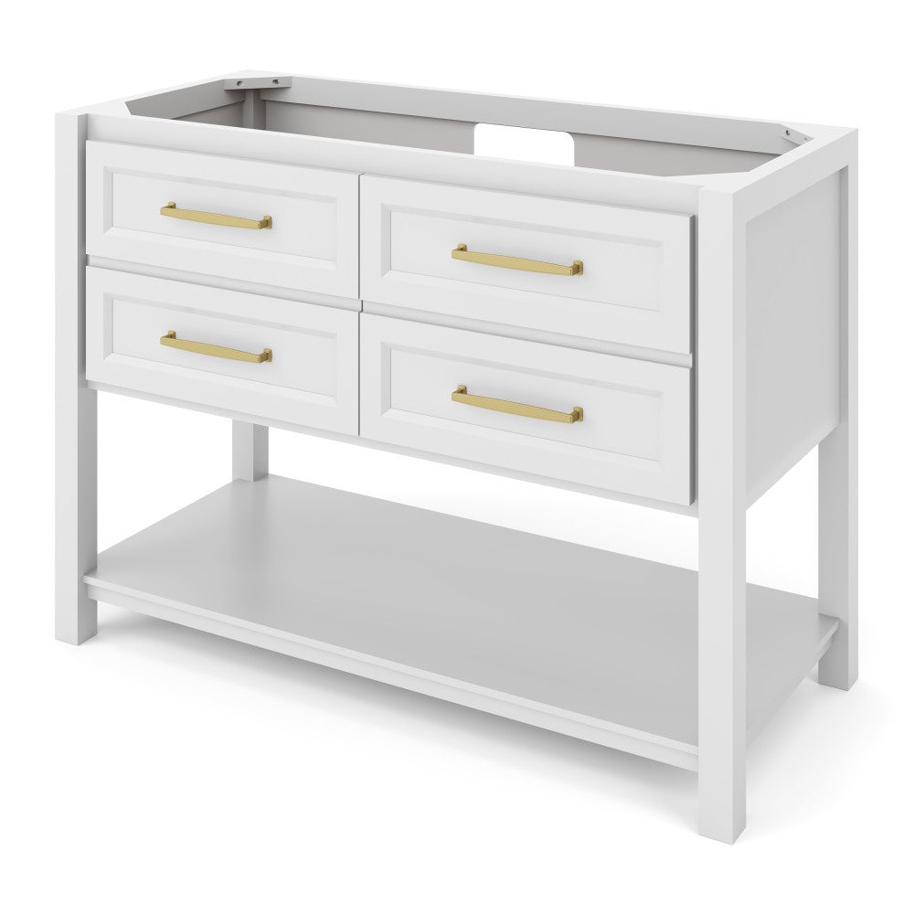 48" Kipling Vanity by Jeffrey Alexander - White