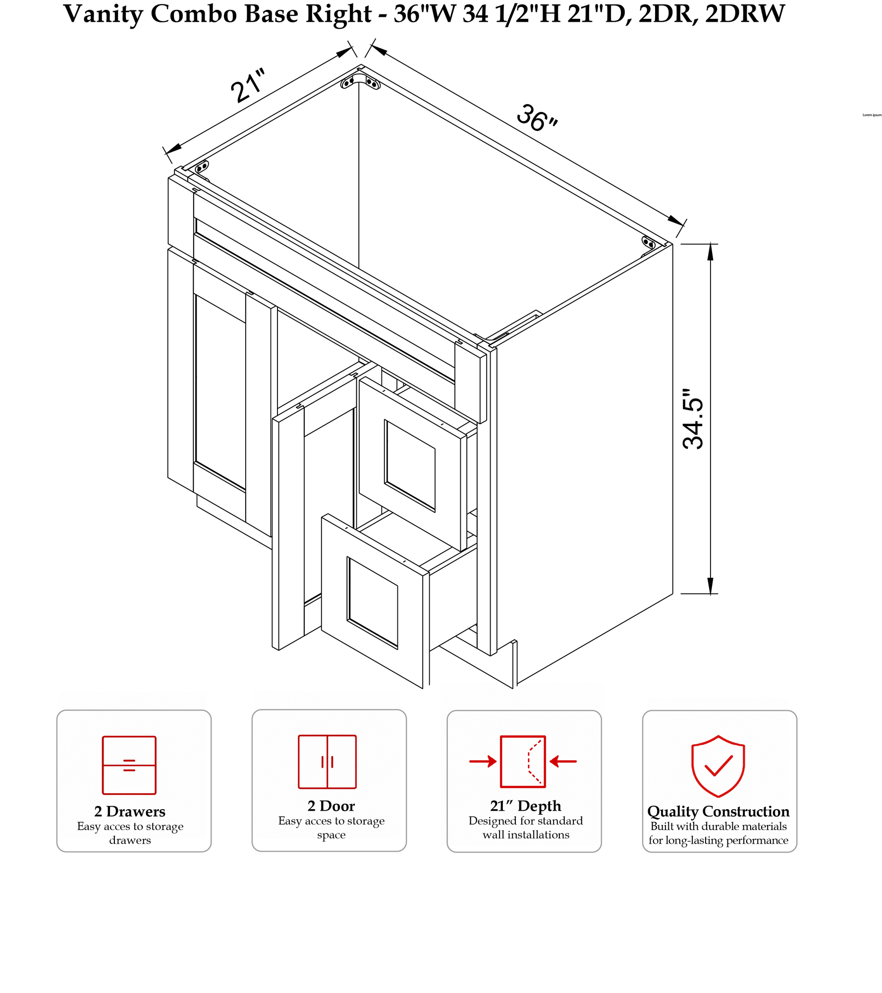 RHC-SIG-N-VSD36R - Specification Drawing