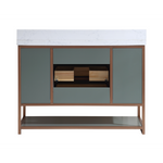 Legion WK2438-48-WITH WHITE NATURAL TOP Pewter Green