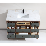 Legion WK2438-48-WITH WHITE NATURAL TOP Pewter Green