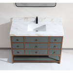 Legion WK2438-48-WITH WHITE NATURAL TOP Pewter Green