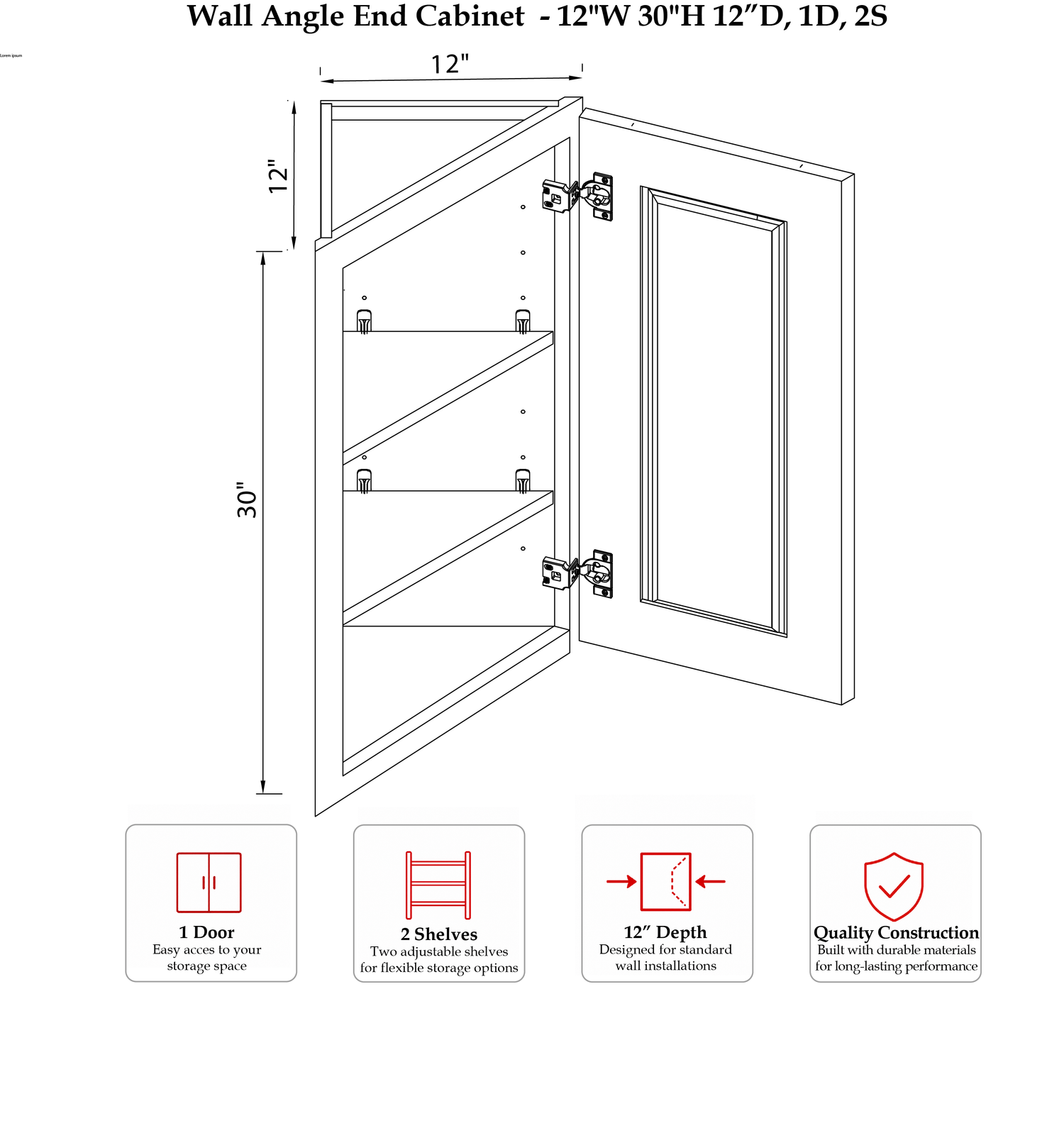 RHC-ERA-W-WAE1230 - Specification Drawing