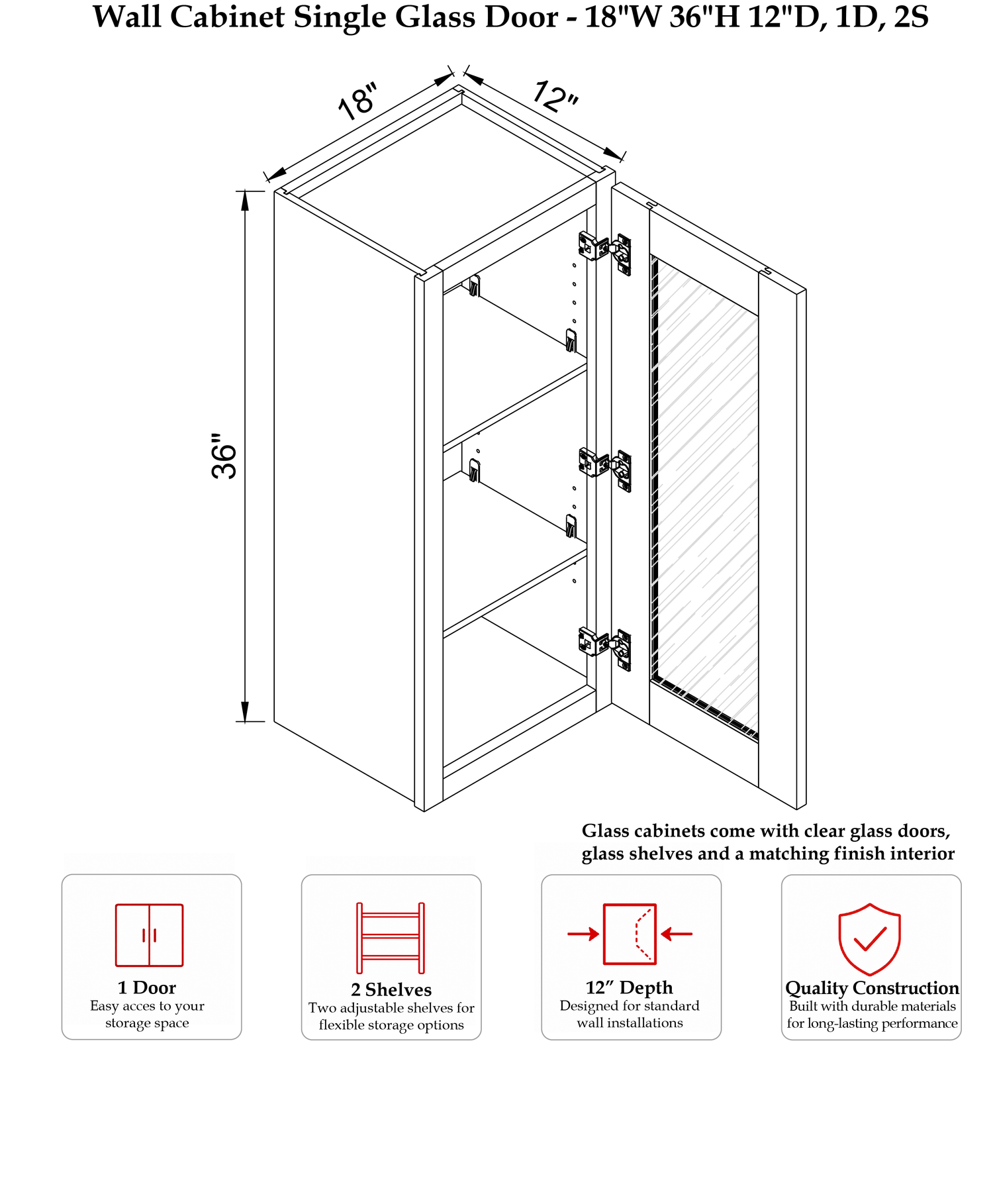 RHC-SIG-L-W1836GD - Specification Drawing