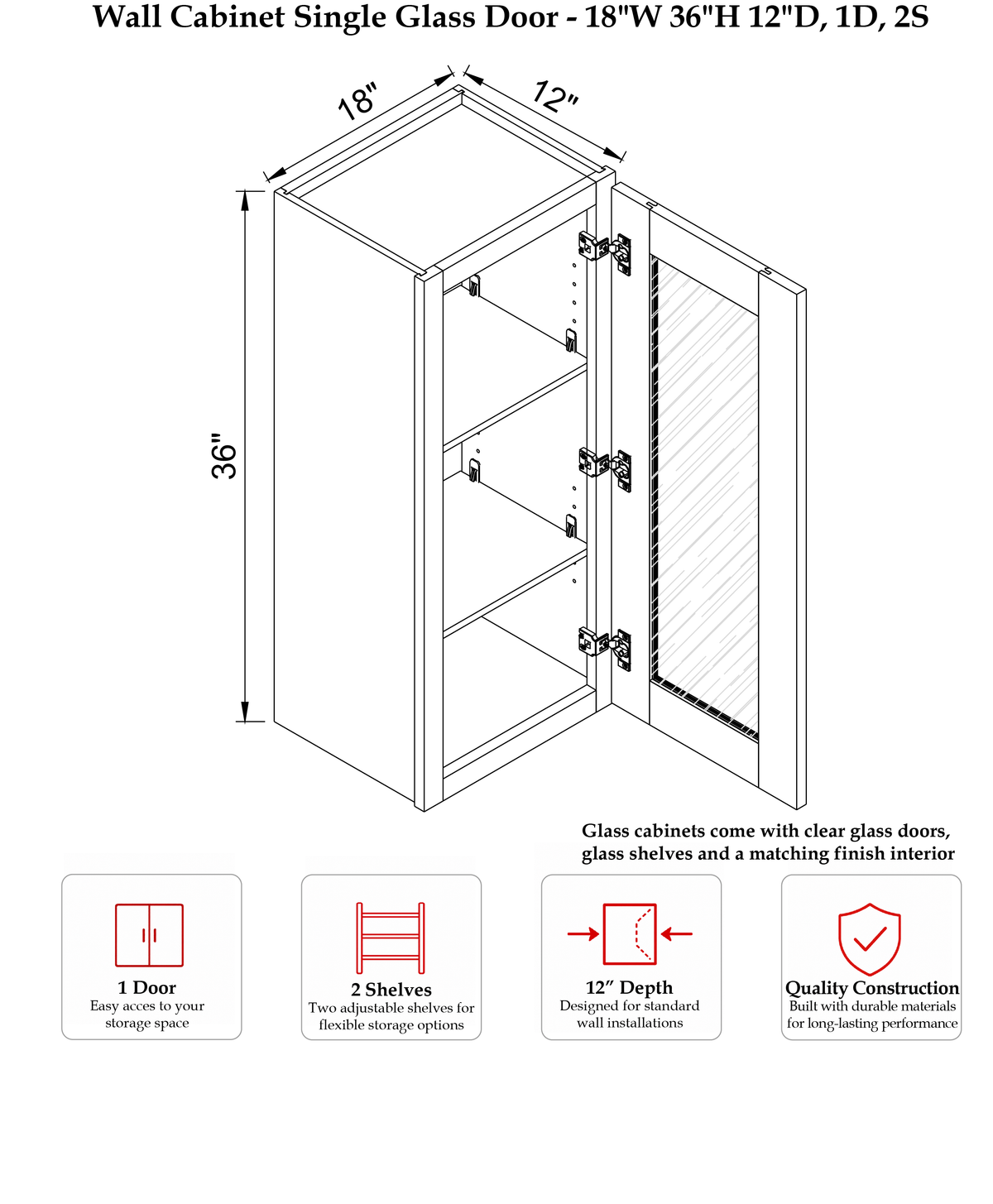 RHC-REG-O-W1836GD - Specification Drawing