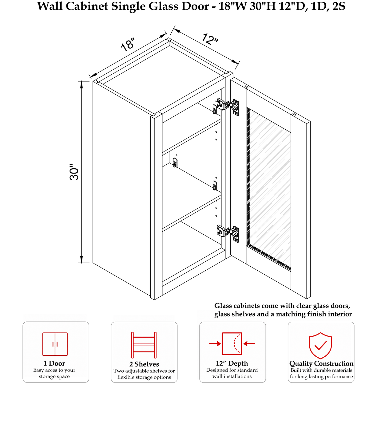 RHC-SIG-P-W1830GD - Specification Drawing
