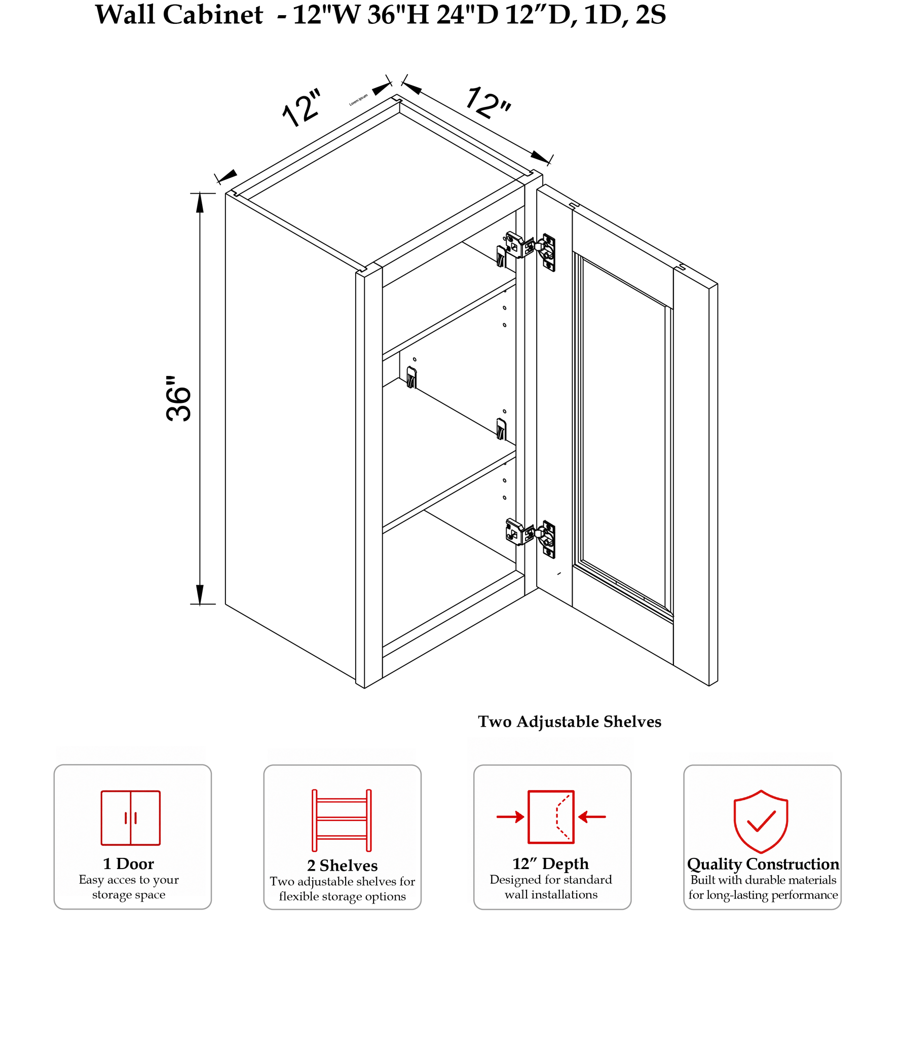 RHC-SIG-G-W1236 - Specification Drawing