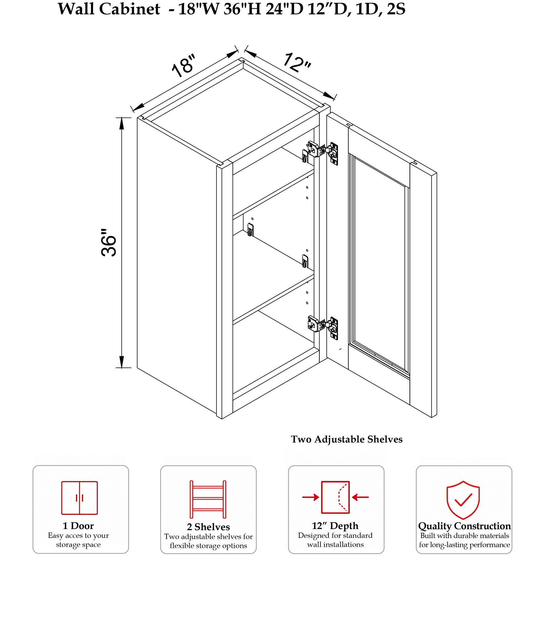 RHC-STU-WO-W1836 - Specification Drawing