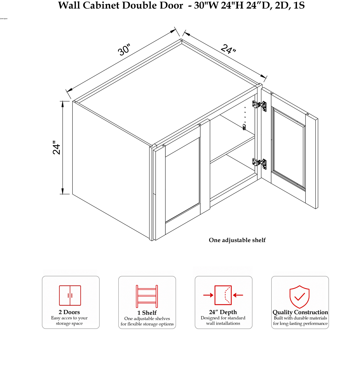 RHC-STU-F-W302424 - Specification Drawing