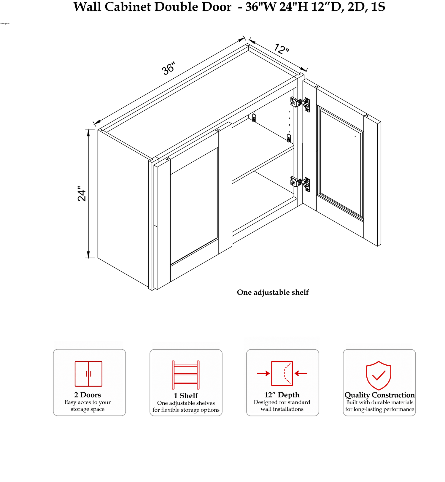 RHC-STU-L-W3624 - Specification Drawing