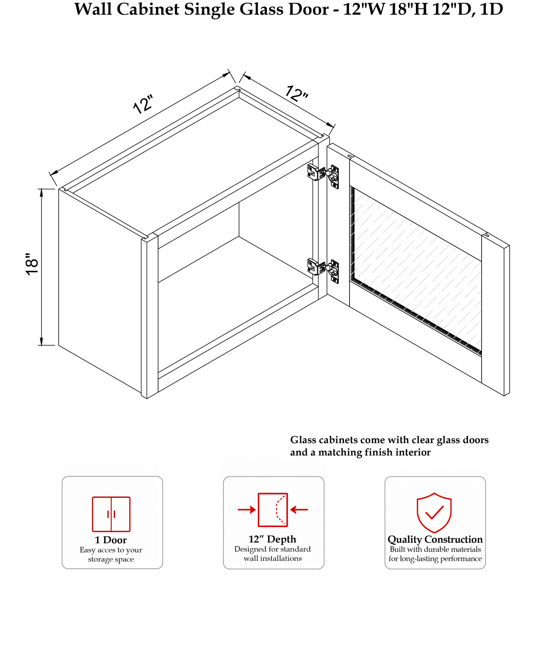 RHC-STU-F-W1218GD - Specification Drawing