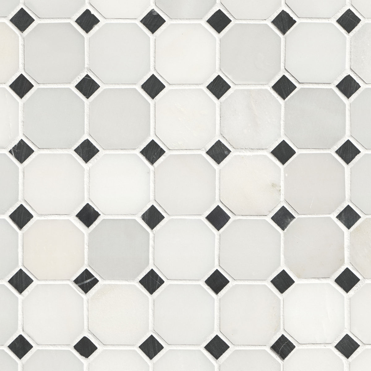Arabescato Carrara 2" Octagon Honed