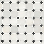 Arabescato Carrara 2" Octagon Honed