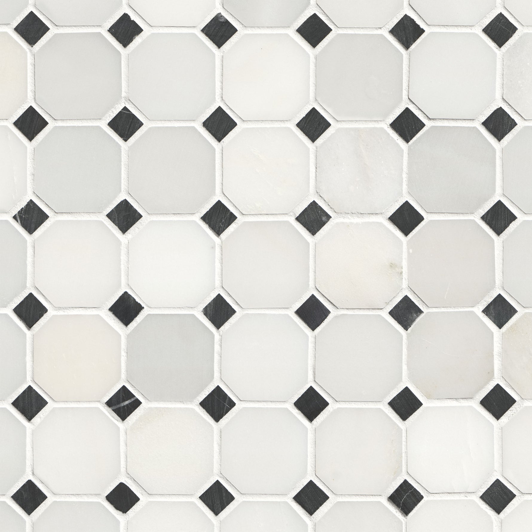 Arabescato Carrara 2" Octagon Honed