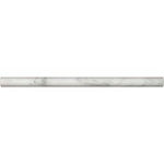 Arabescato Carrara Pencil Molding 3/4x12 — 20 pcs/box (20.0 lin ft)