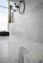 Arabescato Carrara marble room scene 2
