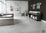 Arabescato Carrara marble room scene 3