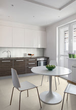 Arabescato Venato 4x12 Slat honed - kitchen room scene