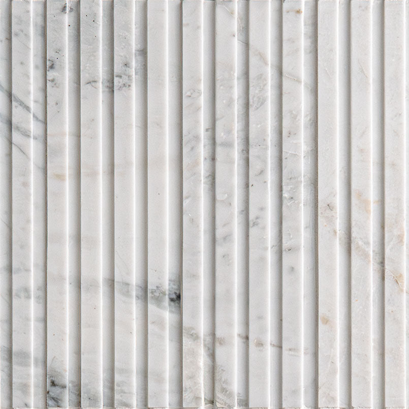 Arabescato Venato 4x12 Slat honed marble tile
