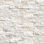 XL Rockmount Arabescato Venato 9x24 stacked stone panel