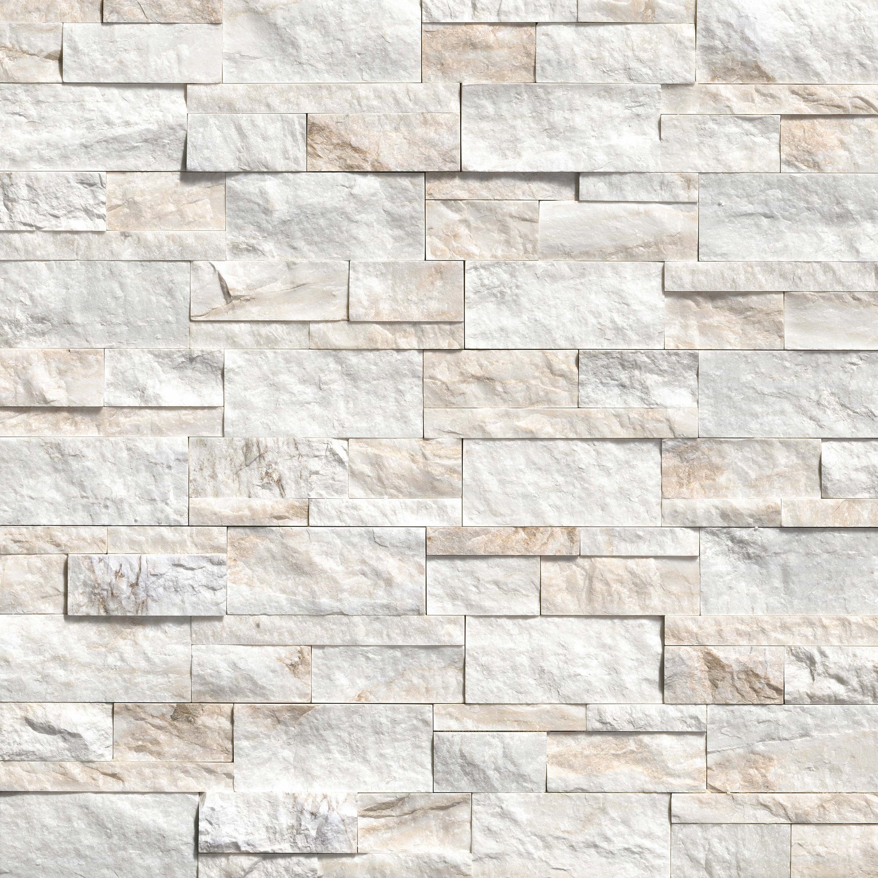 XL Rockmount Arabescato Venato 9x24 stacked stone panel