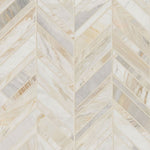 Athena Gold Chevron pattern honed marble mosaic
