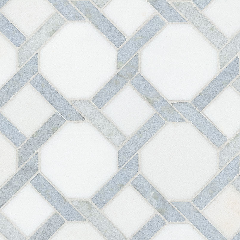 Azula Kaya polished marble mosaic