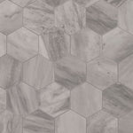 MSI Eden Marble-Look Porcelain Mosaics - Bardiglio 3x3 Hexagon Matte
