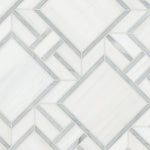 Bianco Dolomite Alana polished - angle view