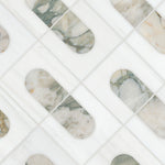 Bianco Dolomite Moderno polished - angle view