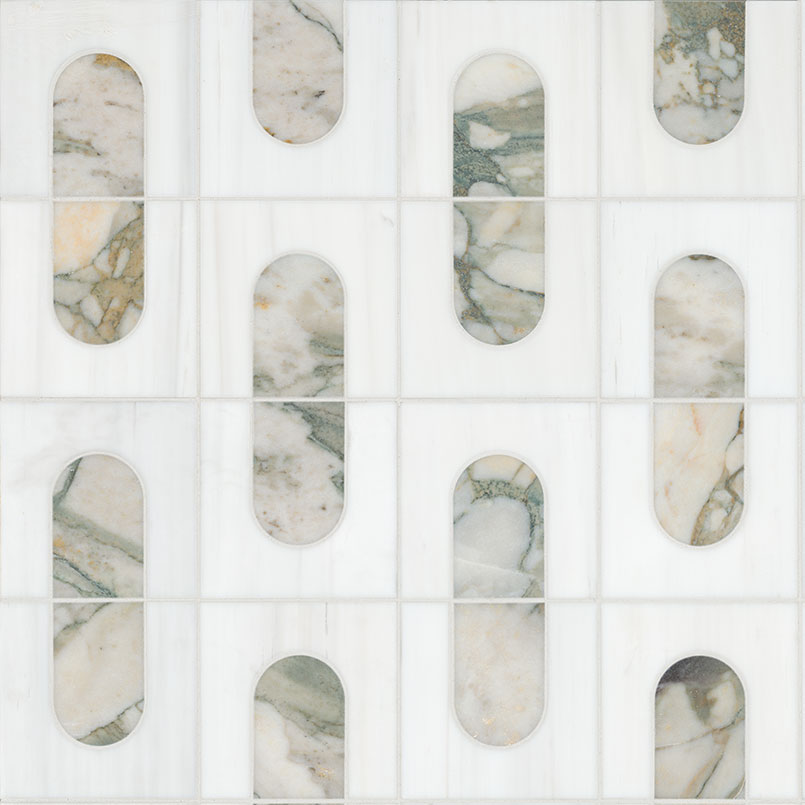 Bianco Dolomite Moderno polished - variations