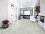 Kaya Carrara Bianco porcelain room scene