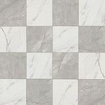 Casa Duet Calacatta Grigio Checkered