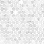 Carrara White Round Pattern Honed
