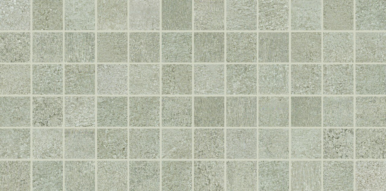 Daltile Reminiscent Souvenir Gray 2″×2″ ceramic mosaic