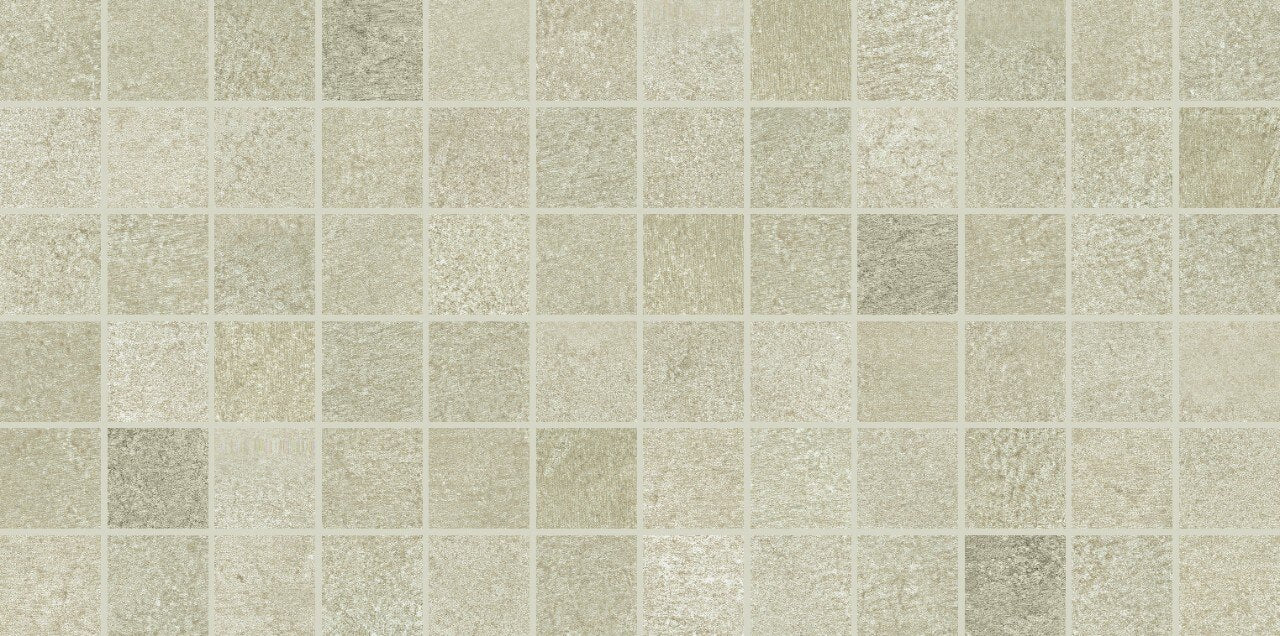 Daltile Reminiscent Aged Beige 2″×2″ ceramic mosaic