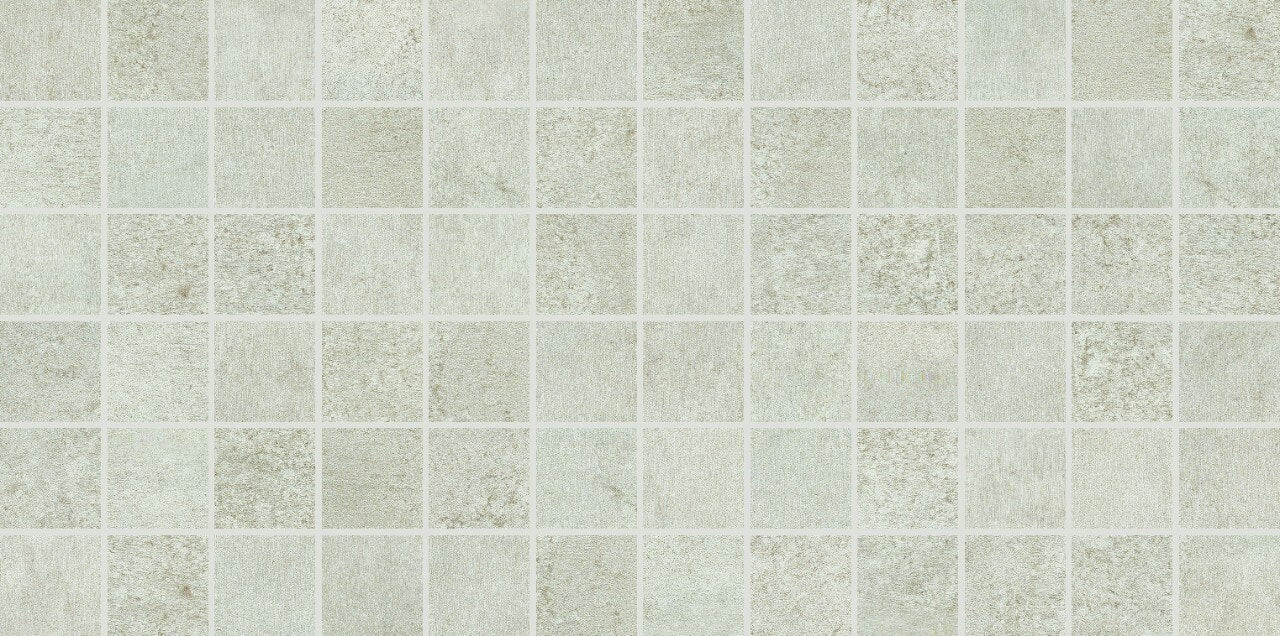 Daltile Reminiscent Memento White 2″×2″ ceramic mosaic
