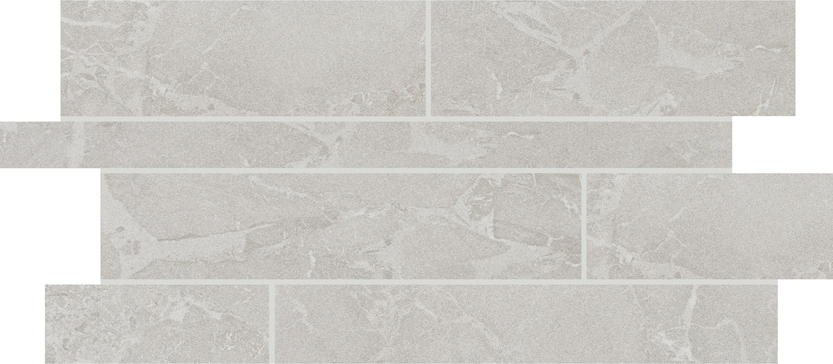 Daltile Enlite Clarity random linear porcelain mosaic