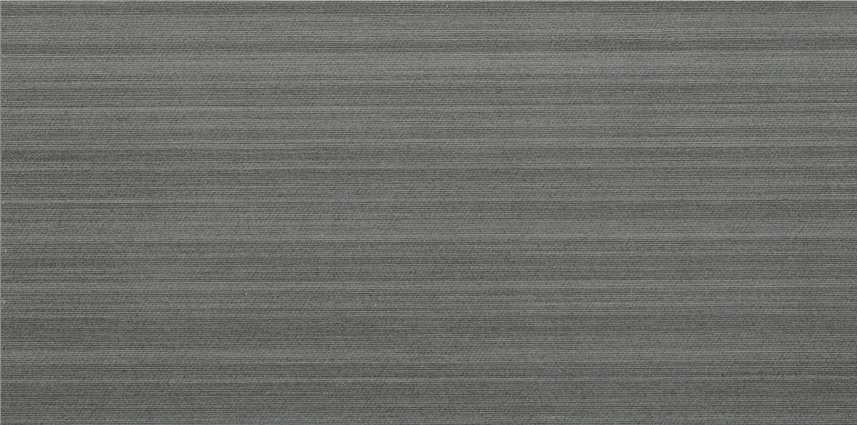 Daltile Fabric Art Modern Linear Dark Gray 12x24 matte porcelain tile