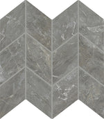 Daltile Famed Glamour marble-look chevron mosaic